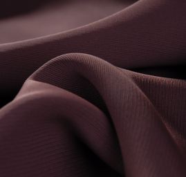 Látka viskoza směs hladká tmavší hnědá