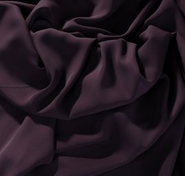 Pružná látka viskoza směs hladká tm. hnědá