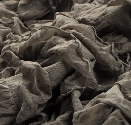 Pletenina s volánky zelená