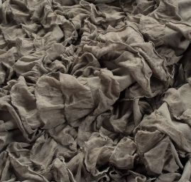 Pletenina s volánky zelená