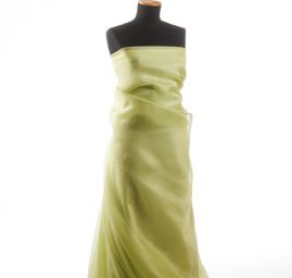 Organza jednobarevná v barvě světle zelené