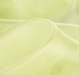 Organza jednobarevná v barvě světle zelené