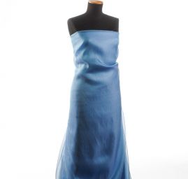 Organza jednobrevná v modré barvě