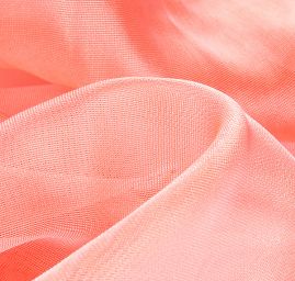 Organza jednobarevná růžovo-zlatá