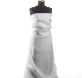 Organza jednobarevná v barvě šedé