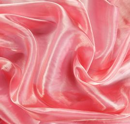 Organza perleť růžovosmetanová
