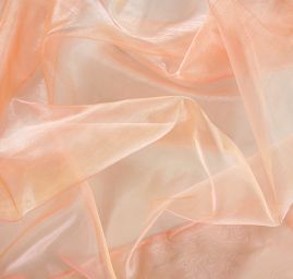 Organza šanžán růžovozlatý