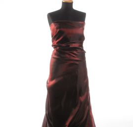 Organza šanžán vínovočerná