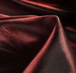 Organza šanžán vínovočerná