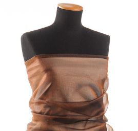 Organza jednobarevná hnědá