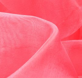 Organza jednobarevná neonově růžová