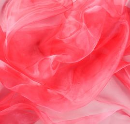 Organza jednobarevná neonově růžová