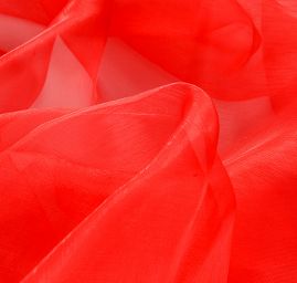 Organza jednobarevná malinová