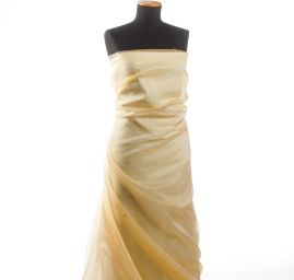 Organza jednobarevná žlutá