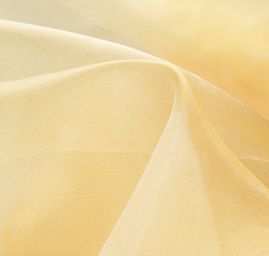 Organza jednobarevná žlutá