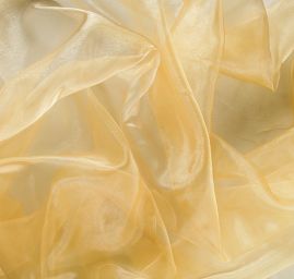 Organza jednobarevná žlutá