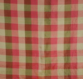 Organza tisk hedvábná kostky