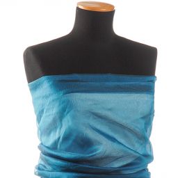 Organza s olůvkem v barvě modré