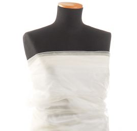 Organza s olůvkem v barvě slonové kosti