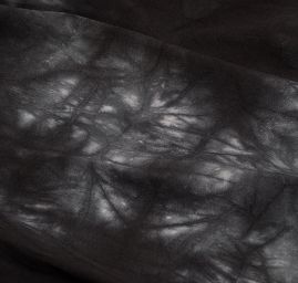 Riflovina jemná pružná batika černobílá