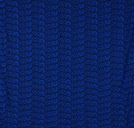 Efektní hrubá krajka motiv květ/ornament modrá