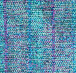 Ručně tkaná látka modrofialový melír