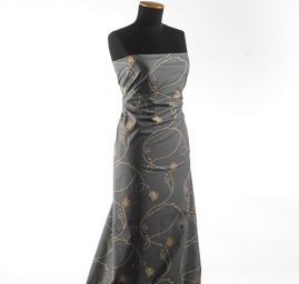 Bavlněná látka se vzorem střapců