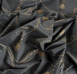 Bavlněná látka se vzorem střapců