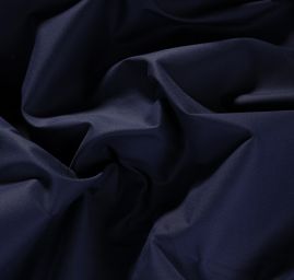 Pružná látka bavlna směs košilovina temně modrá