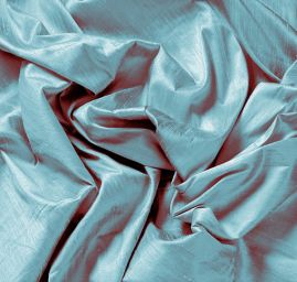 Šantung hedvábí modrohnědý šanžán