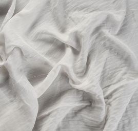 Satén hedvábný plise slonová kost