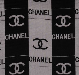 Hedvábný šifon geometrický vzor černá/sv.šedá