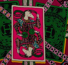 Hedvábný šifon zvířecí karty