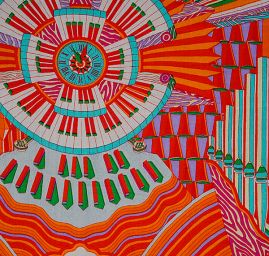 Hedvábný šifon hodiny/klávesy