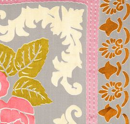 Hedvábný šifon/satén růže