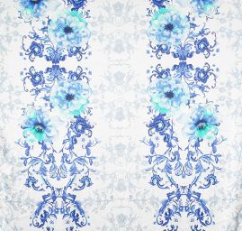 Hedvábný satén japonerie kupón