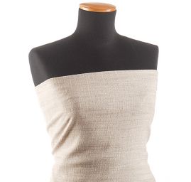 Len viskoza směs design Art Fabrics režný světlý