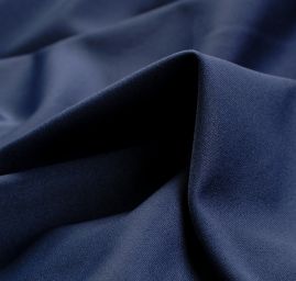 Pletenina úplet scuba crepe oboustranný tm.modrá/modrá