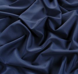 Pletenina úplet scuba crepe oboustranný tm.modrá/modrá