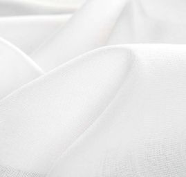 Etamín směs bavlna polyester lomená bílá II.jakost