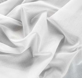 Etamín směs bavlna polyester lomená bílá II.jakost