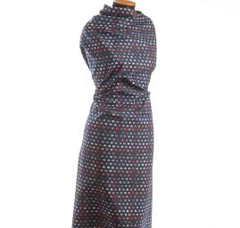 Efektní riflovina srdíčka/kostky