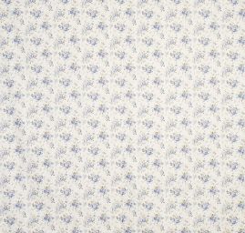 Bavlněná látka z kolekce Dapper s modrým kytičkovým motivem