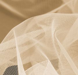 Tyl šatový jemný béžové barvy