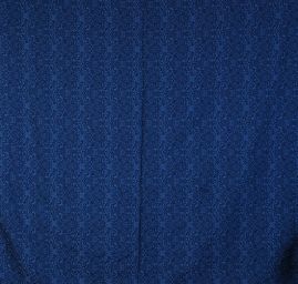 Žakárová pružná látka romantický vzor modrá