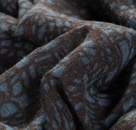 Voál bavlna směs jemný abstraktní motivem