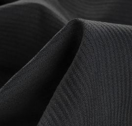 Riflovina bavlněná pružná látka proužky černá