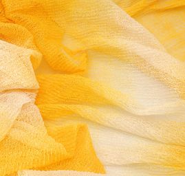 Síť kreš velká oka žlutobílá