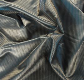 Podšívka žakárová kosočtverce šanžán modrozlatá