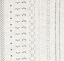 Madeira bavlněná květinový geometrický vzor 